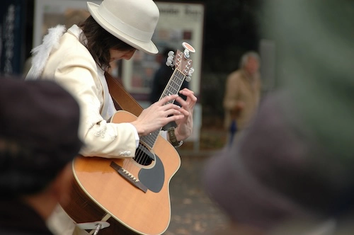 Ueno park guitarist